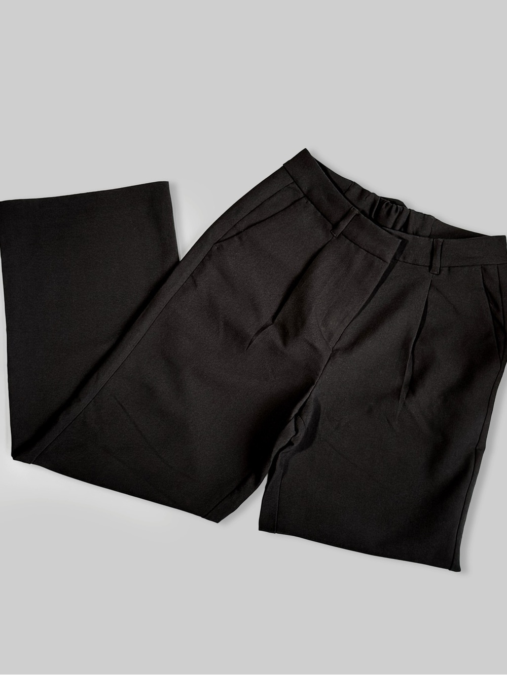 NEVER WORN Old Navy Extra High-Waisted Taylor Wide Leg Trouser Pants Medium - Picture 3 of 4